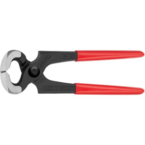 KNIPEX 50 01 160 Kneifzange mit Kunststoff überzogen schwarz atramentiert 160 mm