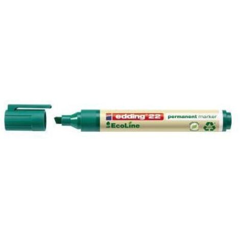 edding Permanentmarker 22 EcoLine 4-22004 1-5mm Keilspitze grün