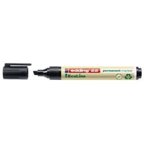 edding Permanentmarker 22 EcoLine 4-22001 1-5mm Keilspitze schwarz