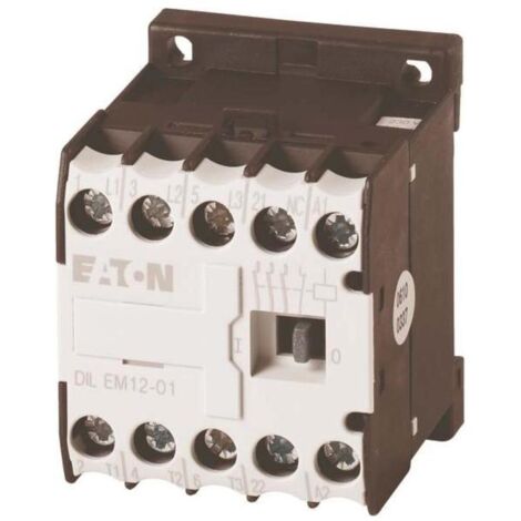 Eaton DILEM12-01-G(24VDC) Leistungsschütz 3 Schließer 5.5 kW 1 St. (1/4)