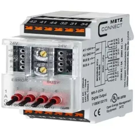 Metz Connect 110836132170 24 V/AC, 24 V/DC 200 mA Anzahl Ausgänge:4 x Inhalt 1 St. (1/2)