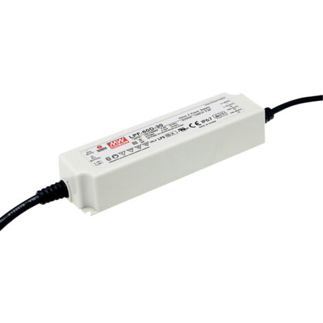 Mean Well LPF-60-48 LED-Treiber, LED-Trafo  Konstantspannung, Konstantstrom 60 W 1.25 A 28.8 - 48 V/