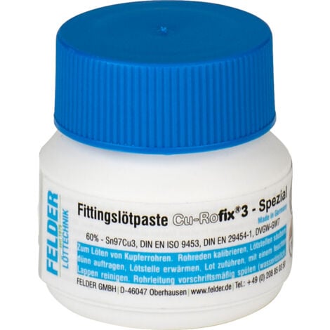 Felder "Cu-Rofix® 3-Spezial" Fittingslötpaste Inhalt 100 g