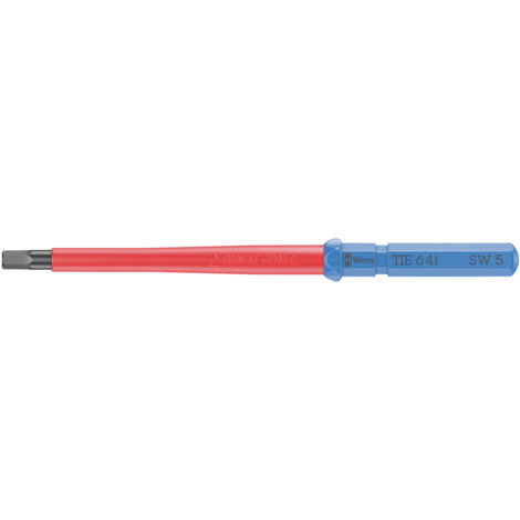 Wera Kraftform Kompakt VDE 64 i 5,0 x 157 mm TIE Elektriker Innen-Sechskant Wechselklinge 5.0 mm