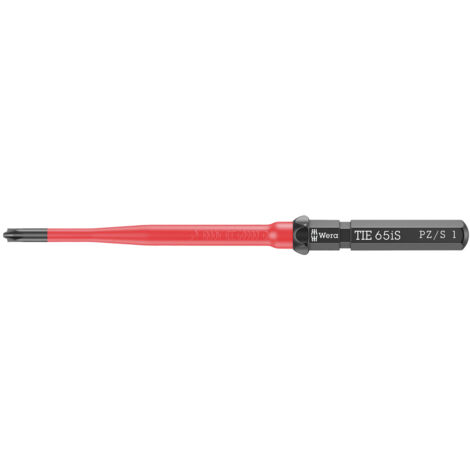 Wera Kraftform Kompakt VDE 65 iS PZ/S 1 x 157 mm TIE Elektriker Plus/Minus Wechselklinge 1 mm