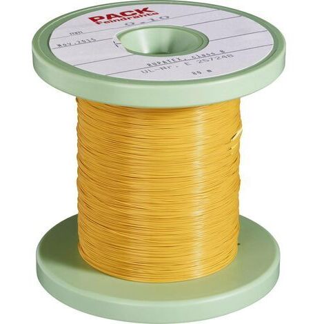 Pack Litz Wire Kupferlackdraht Außen-Durchmesser (inkl. Isolierlack)=0.80 mm Außen-Durchmesser (ohne (1/3)