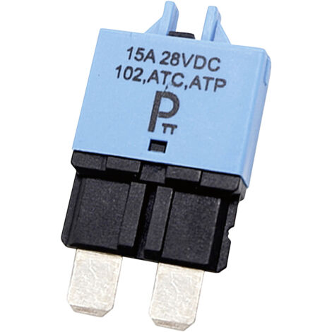 PARTS PTT Circuit Breaker Standard, type 3, Manual Reset, 15A C001-102-0094 Sicherungsautomat 15 A B