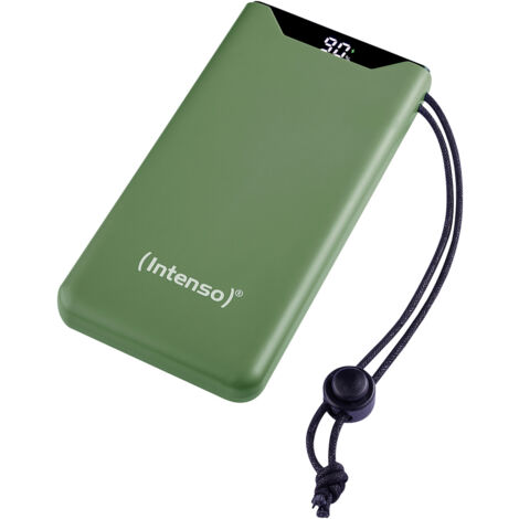 Intenso F10000 Powerbank 10000 mAh Quick Charge, USB PD LiPo USB-A, USB-C® Grün Statusanzeige
