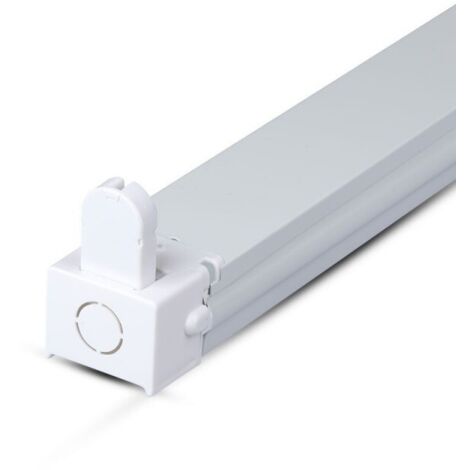 V-TAC Einzel-Deckenleuchte für 60 cm T8-LED-Röhre in Eisen IP20