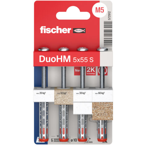 Fischer 572912 DuoHM 5x55 S PH PZ Hohlraumdübel 55 mm  4 St.