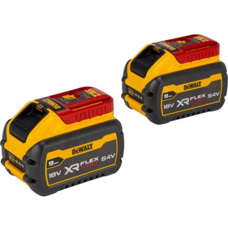 Dewalt DCB547X2-XJ Akku-Set 2x Flexvolt 18V/54V 9,0Ah/3,0Ah