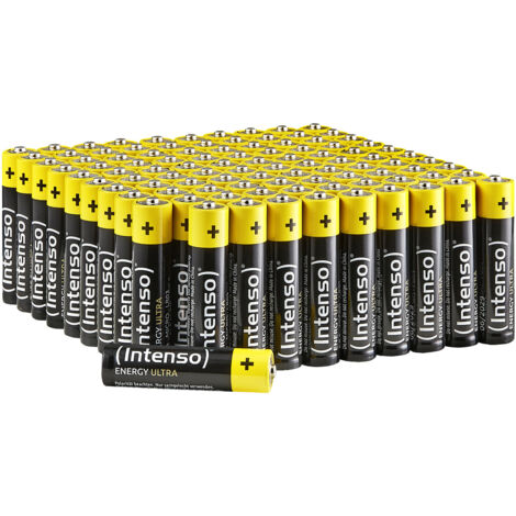 Micro (AAA)-Batterie 7501511 Alkali-Mangan 1250 mAh 1.5 V – Pack mit 100 Stück – Für Spielzeug, Uhren, Fernbedienungen – Intenso (1/4)