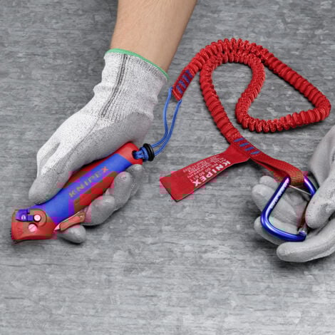 Knipex 16 50 145 SB   Abisoliermesser Geeignet für Rundkabel 7 mm (max)
