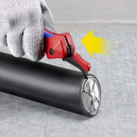Knipex 16 50 145 SB   Abisoliermesser Geeignet für Rundkabel 7 mm (max)