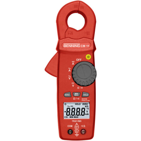 Benning CM 11 Stromzange, Hand-Multimeter  digital  CAT IV 300 V Anzeige (Counts): 6000