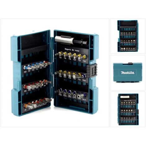 Makita Bit-Set 37-teilig B-28606 Magnethalter Bithalter Schrauberbit