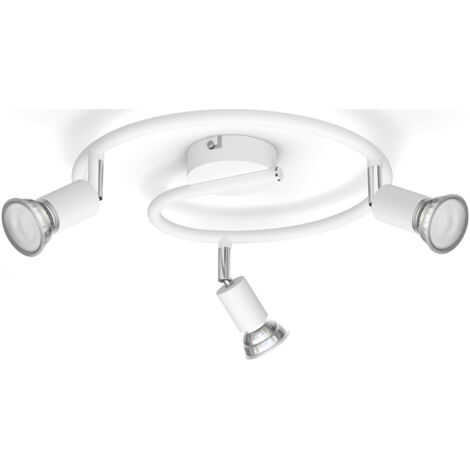 Philips Limbali Deckenspots 4er Set – 50W, GU10, Weiß, Mit Flexiblen Spots & ClickFix-Montage