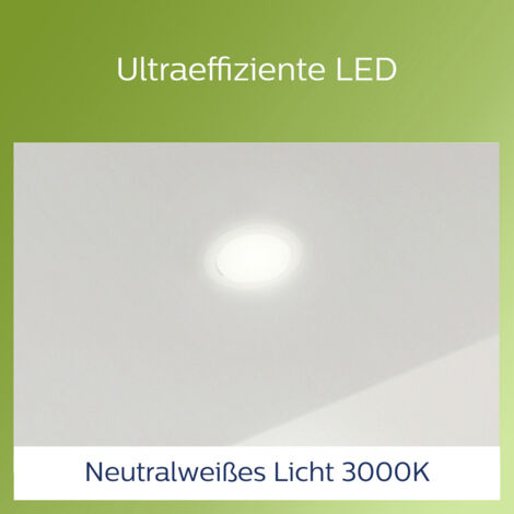 Philips 8720169308121 Diamond Einbauleuchte   LED  2.2 W Weiß