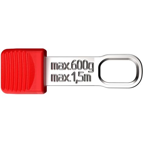KNIPEX 00 62 10 TR TetheredTool Clips rot (10 Stück)  30 mm