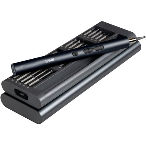 Joy-it  WE-0002 Werkzeugset Schraubendreher, Akku-Multi-Tool magnetisch, im Koffer 62teilig (1/5)