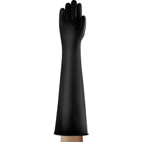 Ansell 87108095 AlphaTec Naturlatex Chemiekalienhandschuh Größe (Handschuhe): 9.5 EN 21420:2020    1