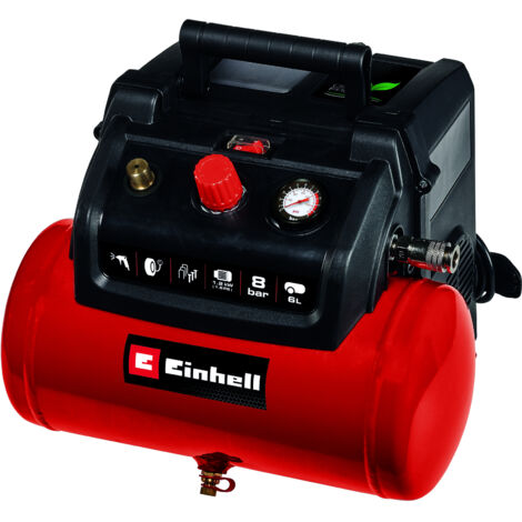 Einhell Druckluft-Kompressor TC-AC 190/6/8 OF 6 l 8 bar