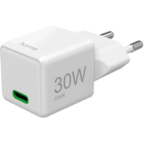 Hama 00201982 USB Ladegerät 30 W 1x USB-C® USB PD Weiß Innenbereich USB Power Delivery (USB-PD)