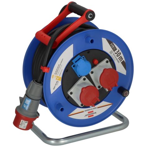 Brennenstuhl 1238010 Kabeltrommel 30 m Schwarz CEE-Stecker 16 A 5polig (1/5)