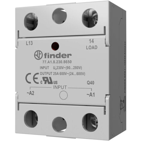 Finder Halbleiterrelais 77B182308650 40 A Schaltspannung (max.): 660 V/AC Nullspannungsschaltend 1 S