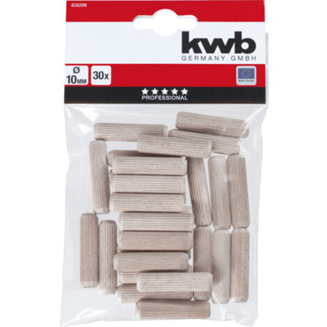 kwb 028200  Holzdübel 40 mm 10 mm 30 St.