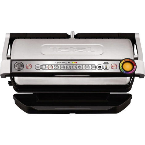 Tefal Optigrill XL Elektro Kontaktgrill Automatische Temperaturanpassung Edelstahl (gebürstet), Sch (1/5)