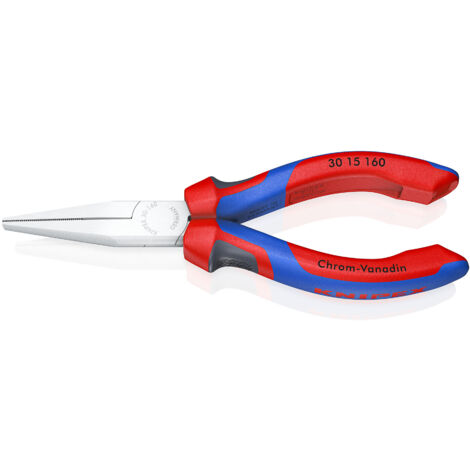 KNIPEX 30 15 160 Langbeckzange mit Comfort-Griffen verchromt 160 mm