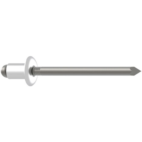 Schraubnieten Edelstahl 50 Stück Blindnieten Großkopf 5x18 Mm - K14, ALU/ Stahl, Standard Für Heimwerker Großkopfnieten Für Nietzange