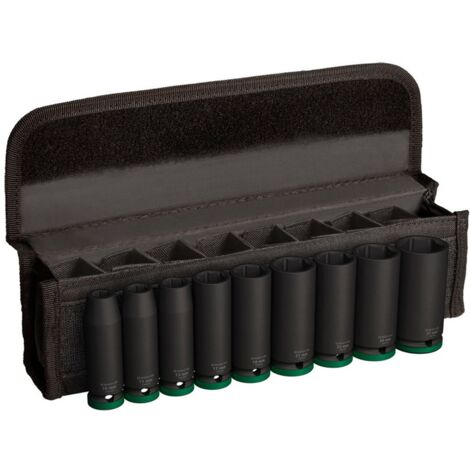Bosch PRO Steckschlüsselsatz, 1/2, tief, 9-tlg. (10, 11, 13, 17, 19, 21, 22, 24, 27 mm)