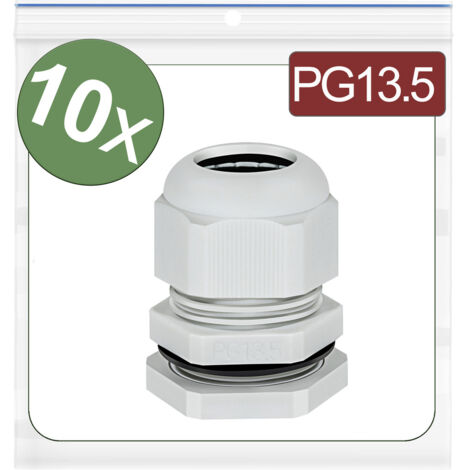 Sourcing Map Kabelverschraubung PG13,5 – Edelstahl, Wasserdicht, Für Kabel 8-12 Mm, Gewinde 20 Mm, 1 Stück