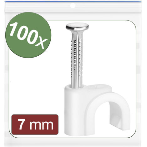Quadrios 24CA420 Nagelschellen  24CA420 Bündel-Ø-Bereich 4 bis 7 mm   Weiß 100 St.
