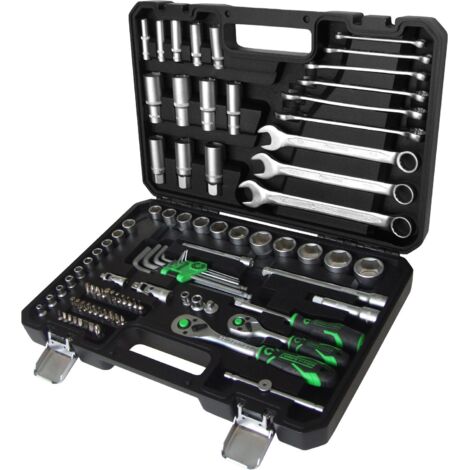 KS Tools COMPETITION 1/4 + 3/8 Steckschlüssel-Satz, 91-tlg. (1/4)