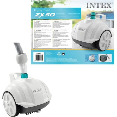 Intex Bodensauger Auto Pool Cleaner ZX50 Venturi-Prinzip inkl. 650 cm Poolschlauch