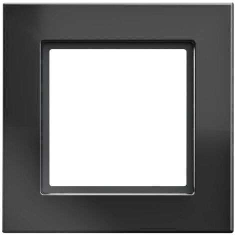 Homematic IP Rahmen IP Glasrahmen – 1-fach, schwarz (1/5)