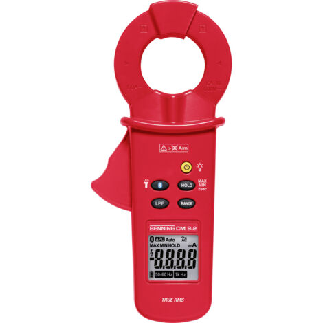 Benning CM 9-2 Stromzange  digital Datenlogger CAT IV 300 V Anzeige (Counts): 6000