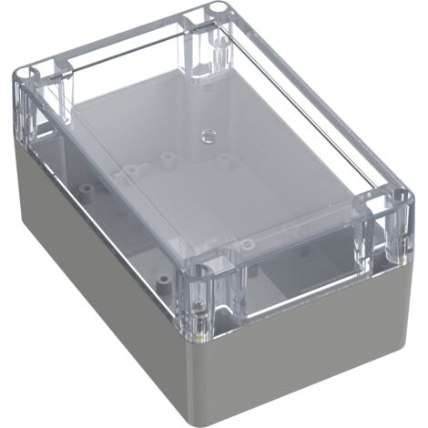 TRU COMPONENTS TC-10860840 Universal-Gehäuse 150 x 100 x 75 ABS-PC Lichtgrau 1 St. (1/2)