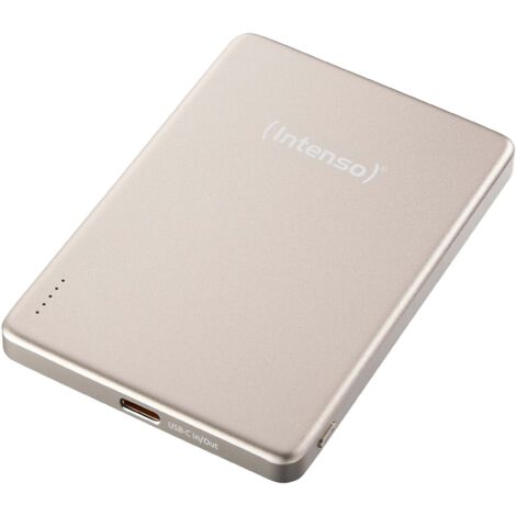 Intenso Intenso Power Bank MW5000 champagne Powerbank 5000 mAh USB PD LiPo USB-C® Champagner (1/5)
