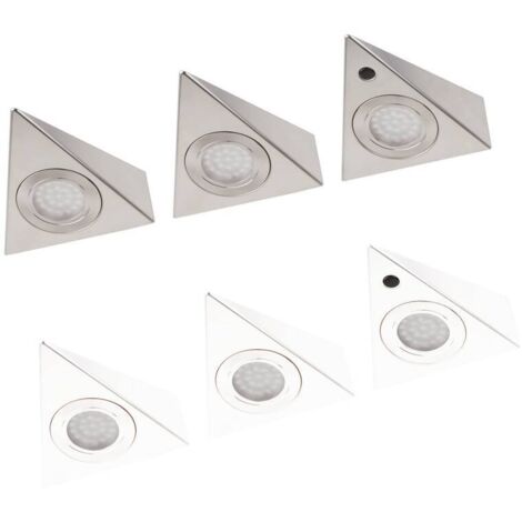 Müller-Licht Trios LED-Unterbauleuchte mit Bewegungsmelder LED LED fest eingebaut 8 W Warmweiß Sil (1/2)