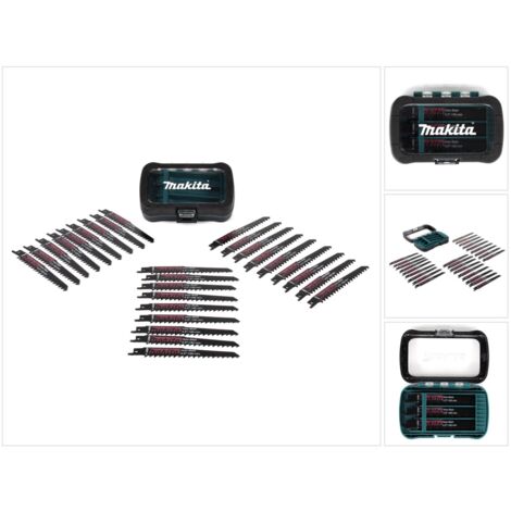 Makita Recipro-Sägeblatt P-81278 Set – 130mm Arbeitslänge – 0,9mm Blattstärke – 4 Zähne pro Zoll – Für Holz 8-100mm (1/5)