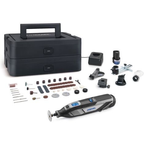 Dremel Akku-Multitool 8240 – 12V 2Ah – 65 Zubehörteile – Brushless-Motor für präzises Arbeiten – Ergonomisches Design (1/5)