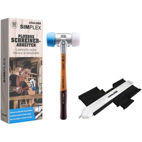 Halder Plusbox Schreinerarbeiten Schreiner SIMPLEX Schonhammer Hammer 3117s004