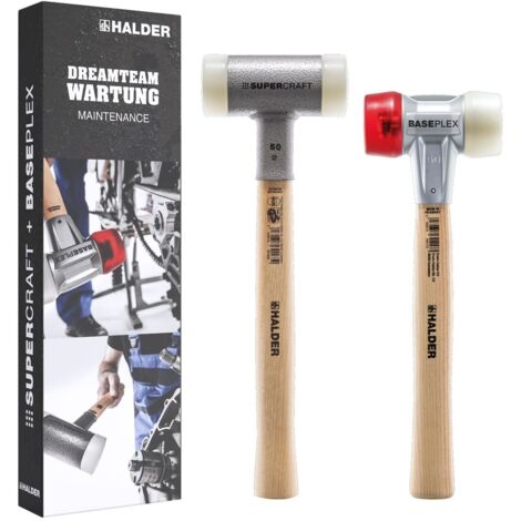 Halder Aktionsbox Dreamteam 3366s001 Hammer-Set rückschlagsfrei 1100 g 130 mm 2 St. (1/5)