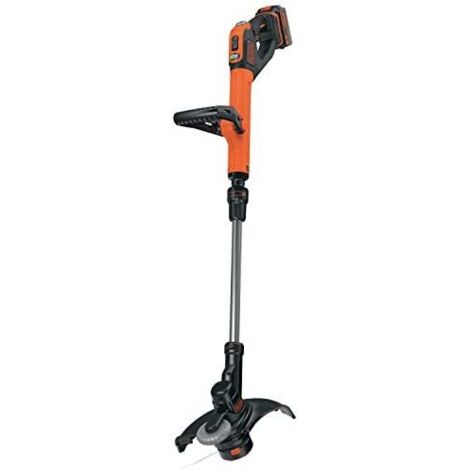 Black & Decker Akku Akku-Rasentrimmer inkl. Akku, inkl. Ladegerät, Höhenverstellbarer Griff 18 V 4