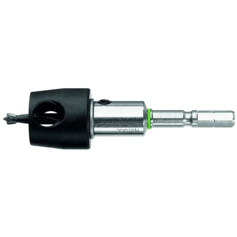 Festool Bohrer BTA HW D 5 CE – Hartmetallbohrer mit einstellbarem Tiefenanschlag – für präzise Bohrungen in Hartholz (1/3)