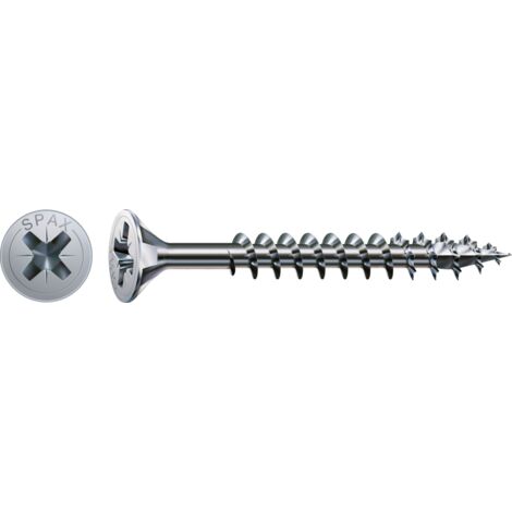 Spax Universalschraube 5 x 70 mm Senkkopf Kreuzschlitz Z Vollgewinde 4CUT WIROX A3J 200 Stk